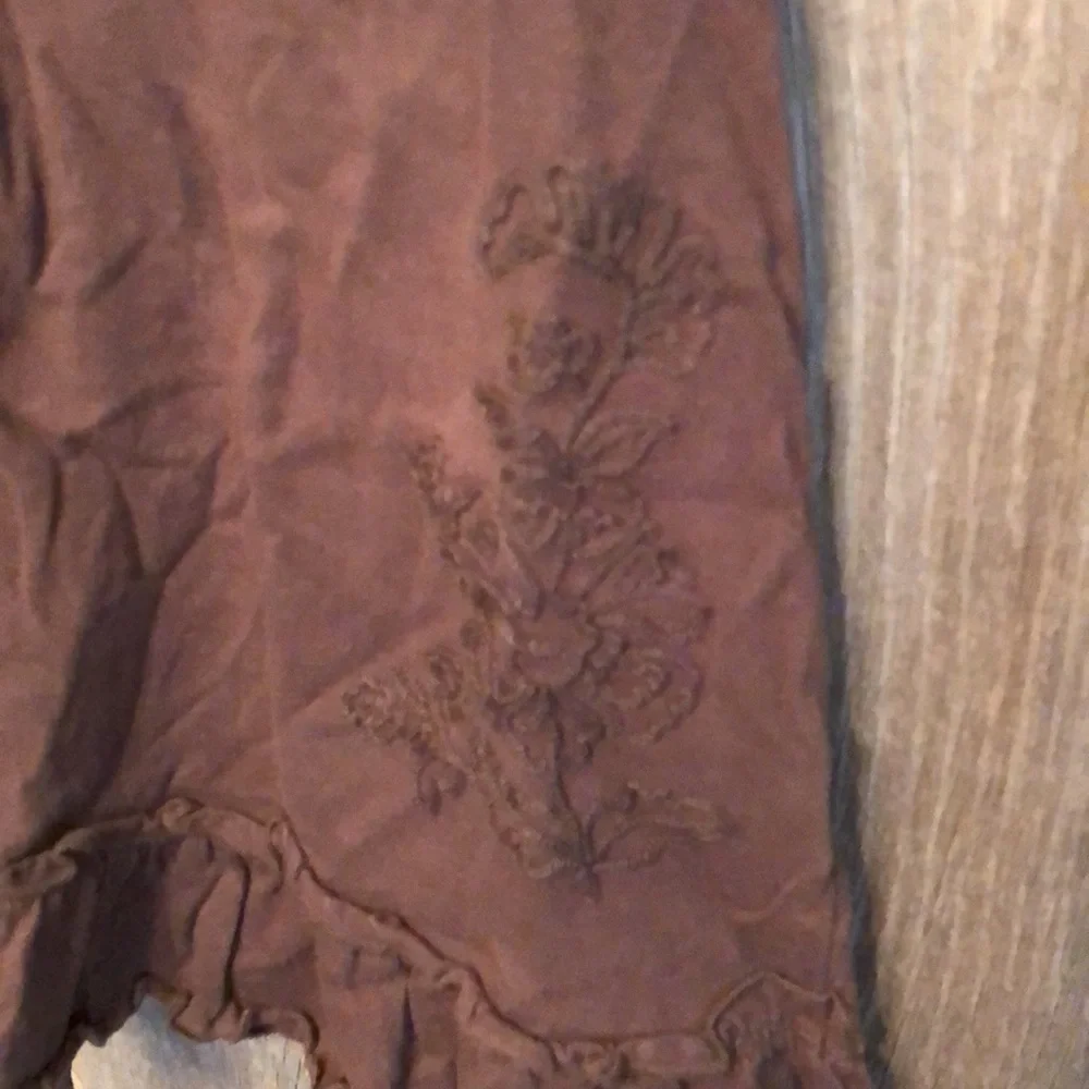 2006 Old Navy Brown Embroidery Sundress 6-12 months girls